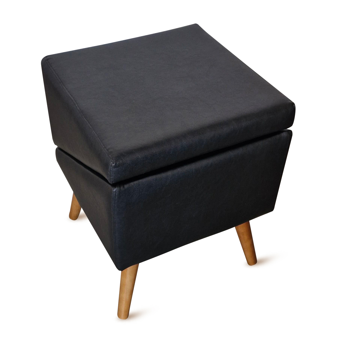 Rampa Escada Pet Móvel Puff Cachorro Gato Antiderrapante Preta