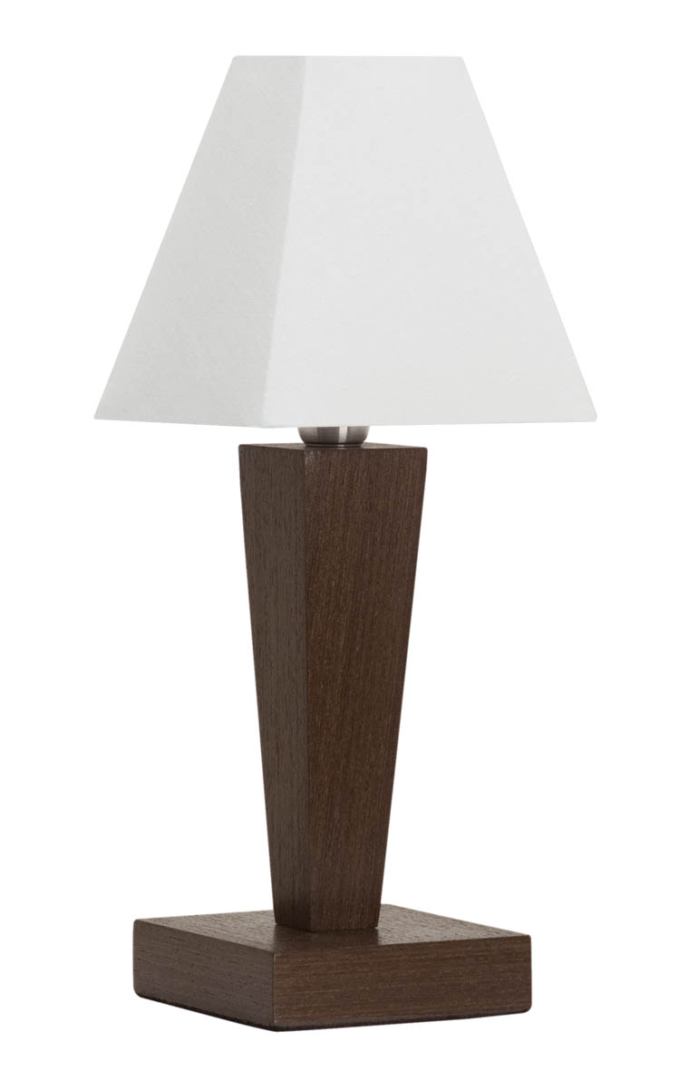 Abajur de Mesa 29 Wengue C/ Cúpula 1 Lâmp. Bivolt