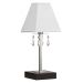 Abajur de Mesa 40 Wengue C/ Cúpula 1 Lâmp. Bivolt