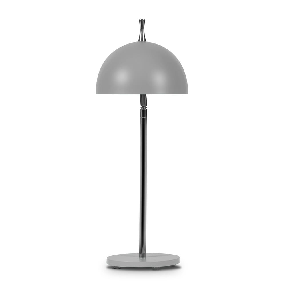 Abajur de Mesa 7615 Prata Direcionável 1 Lâmpada Bivolt
