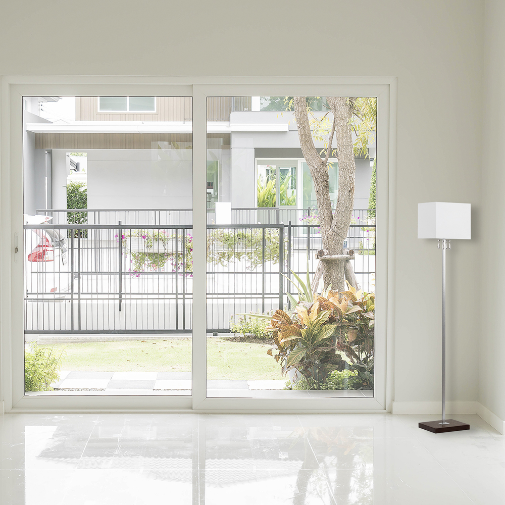 Luminária Abajur de Chão 1 Lâmpada E27 Design Col. 70 Wengue
