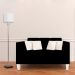 Luminária Abajur de Chão 1 Lâmpada E27 Design Col. 70 Wengue