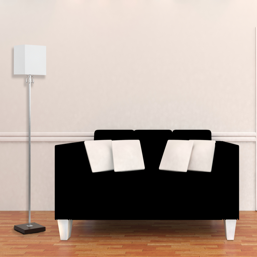 Luminária Abajur de Chão 1 Lâmpada E27 Design Col. 70 Wengue