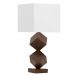 Luminária De Mesa 20 Wengue C/ Cúpula Para 1 Lâmpada Bivolt