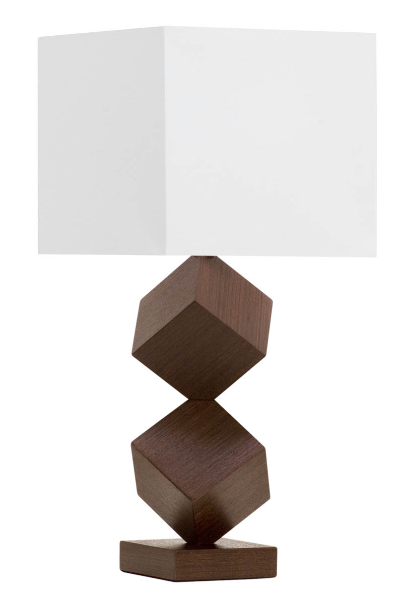 Luminária De Mesa 20 Wengue C/ Cúpula Para 1 Lâmpada Bivolt