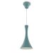 Lustre Pendente 258 1 Lâmpada Soquete E27 C/ Azul