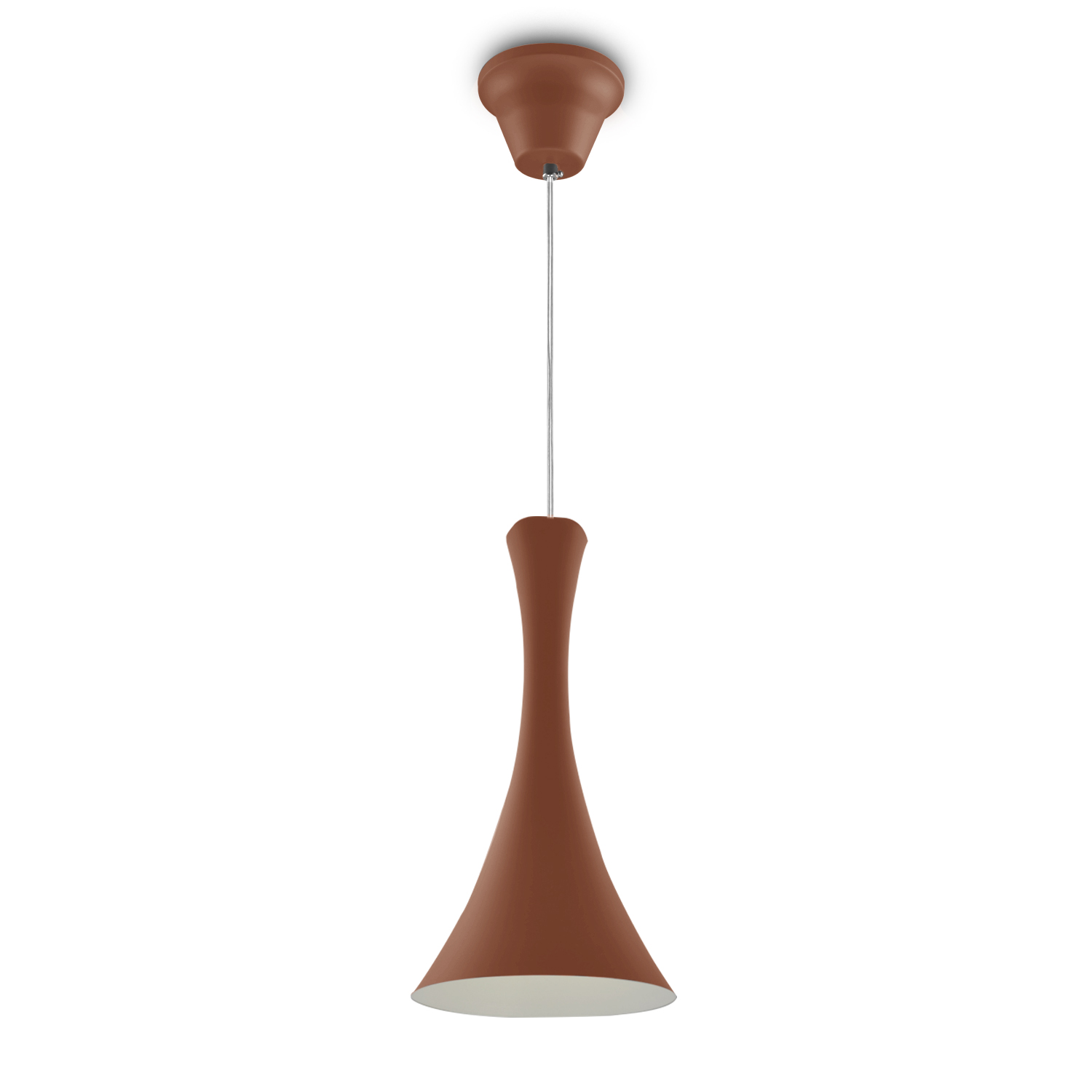 Lustre Pendente 258 1 Lâmpada Soquete E27 Cobre