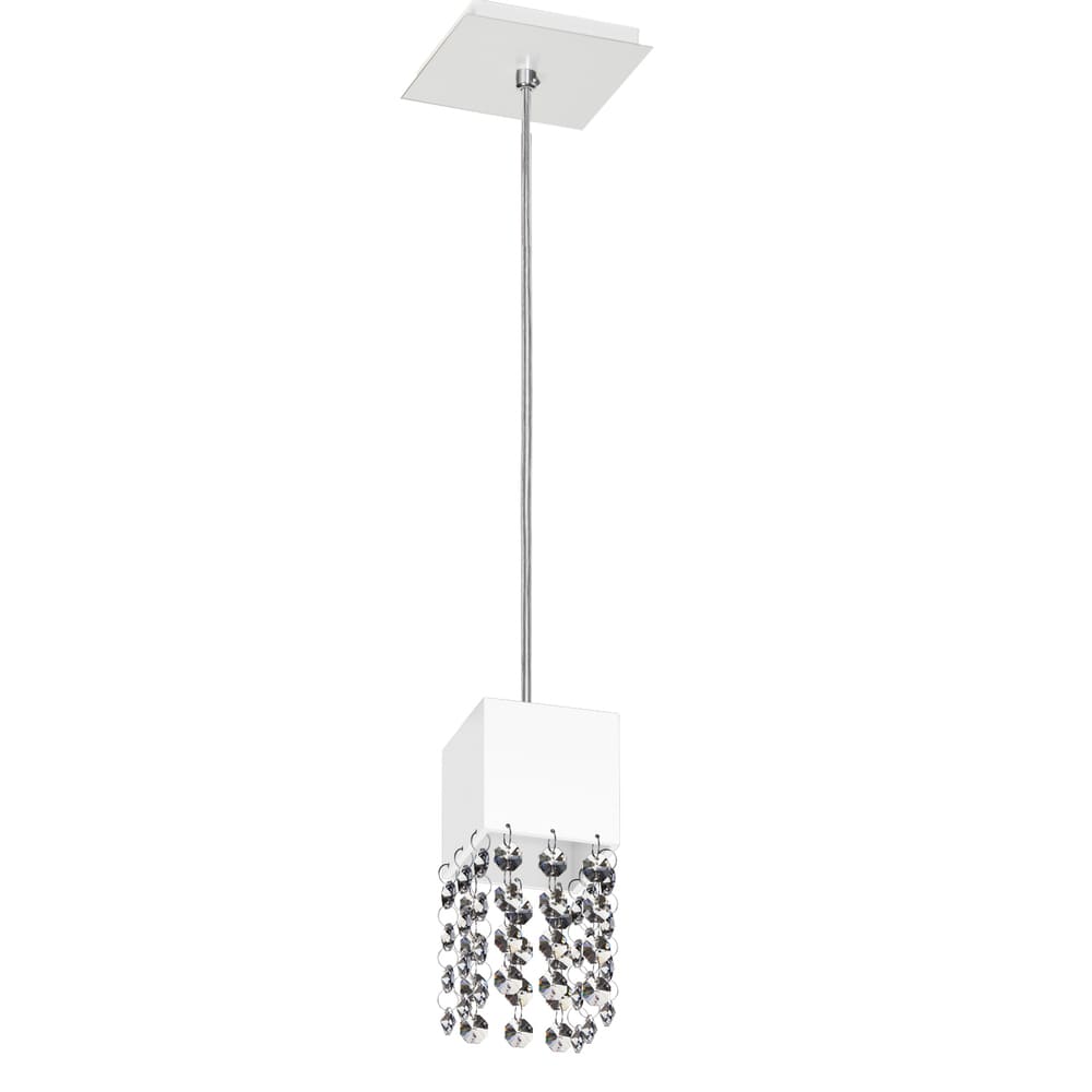 Lustre Pendente 3291 1 Lâmpada Soquete E27 Branca