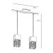 Lustre Pendente 3292 2 Lâmpadas Soquete E27 Branca