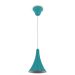 Lustre Pendente 458 1 Lâmpada Soquete E27 C/ Azul