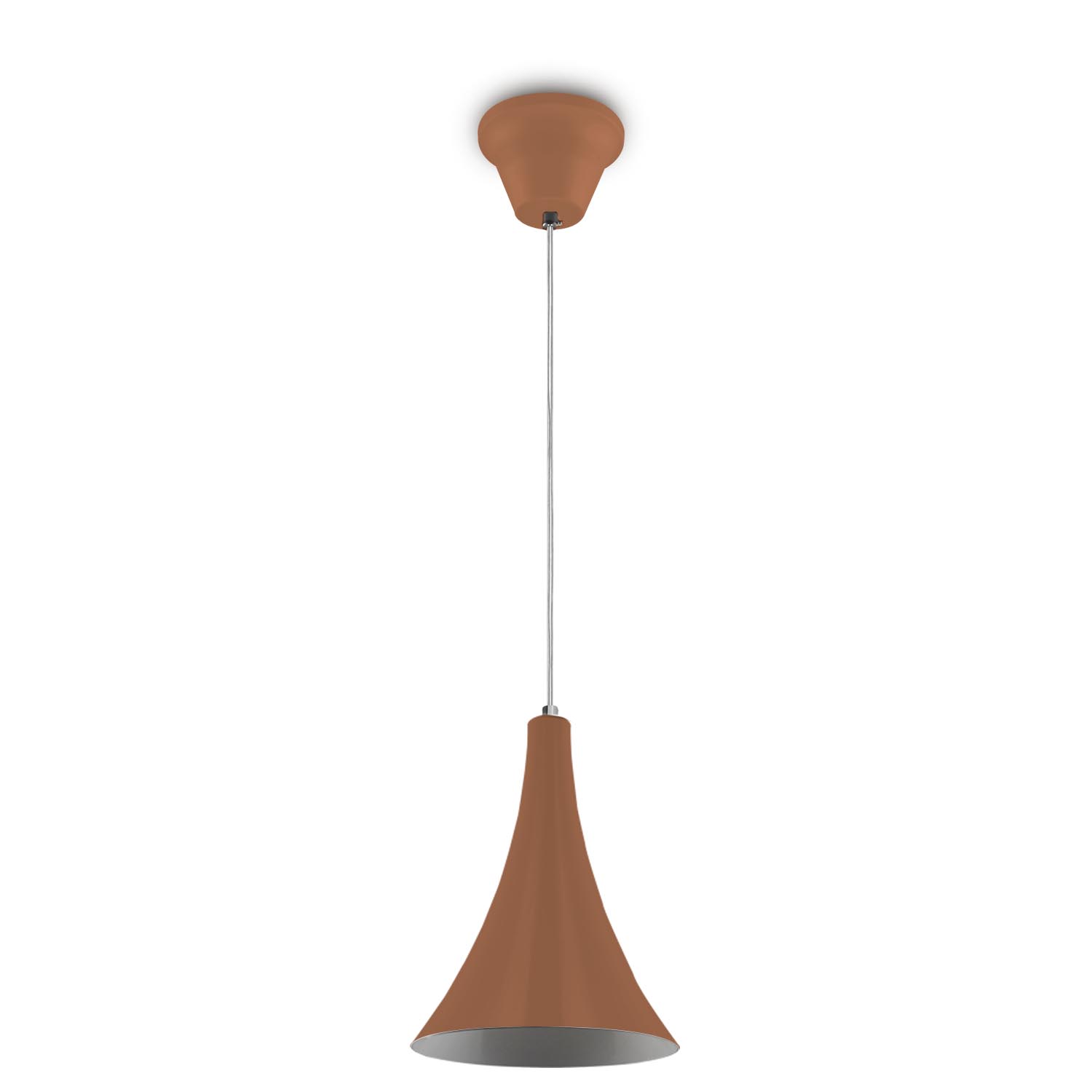 Lustre Pendente 458 1 Lâmpada Soquete E27 Cobre