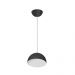 Lustre Pendente 5522 2 Lâmpadas Soquete E27 Preta