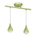 Lustre Pendente 5522 Para 2 Lâmpadas Soquete E27 Cor Verde