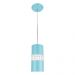 Lustre Pendente 9861 1 Lâmpada Soquete E27 Azul