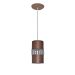 Lustre Pendente 9861 1 Lâmpada Soquete E27 Cobre