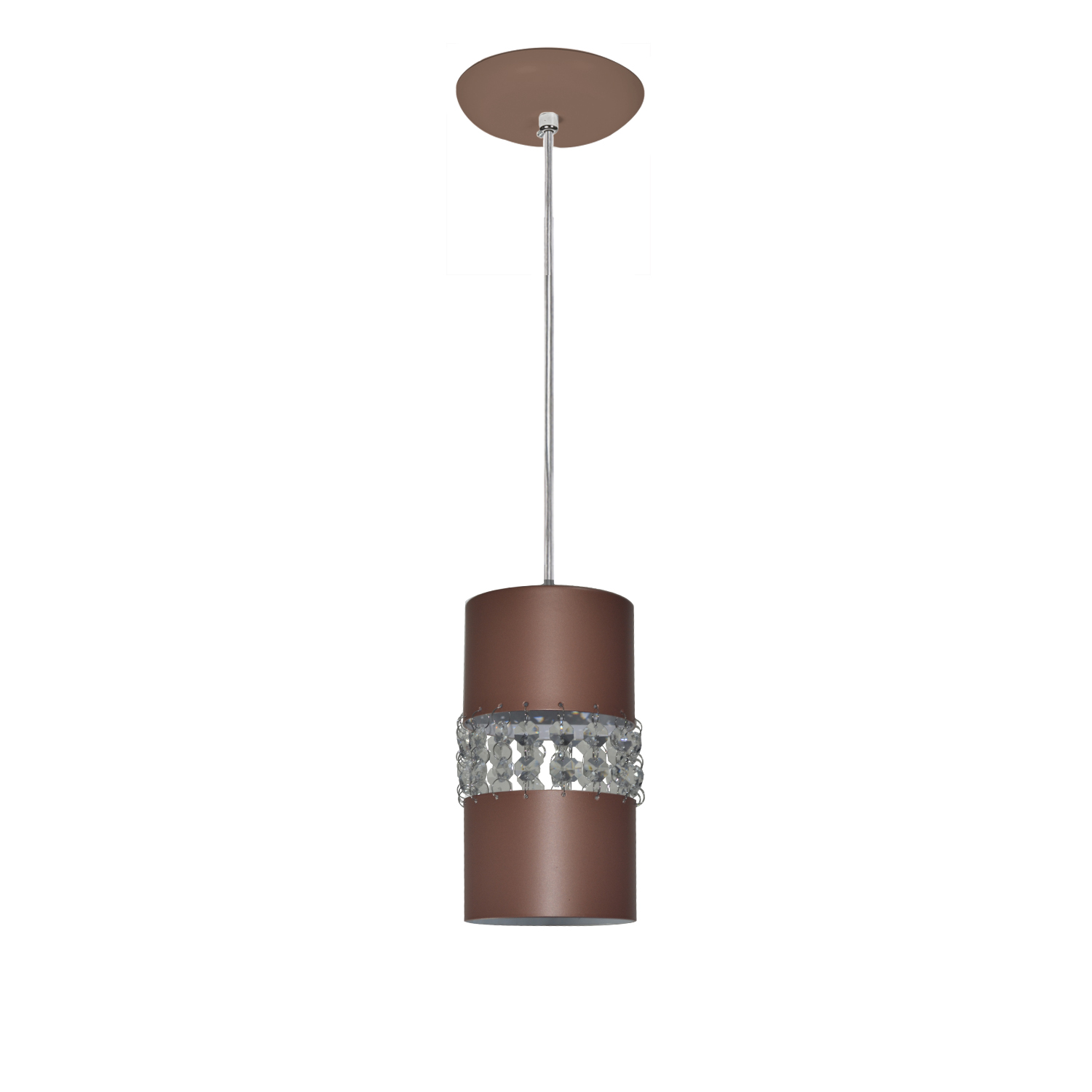 Lustre Pendente 9861 1 Lâmpada Soquete E27 Cobre