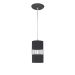 Lustre Pendente 9861 1 Lâmpada Soquete E27 Preta