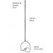 Lustre Pendente Design 3950 1 Lâmpada Led G9 Branca