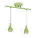 Lustre Pendente Design 5512 2 Lâmpadas Gu10 Verde
