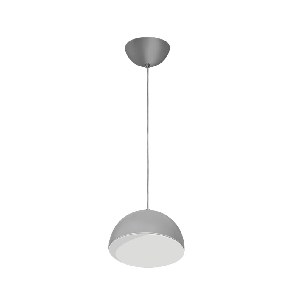 Lustre Pendente Design 7631 1 Lâmpada E27 Prata