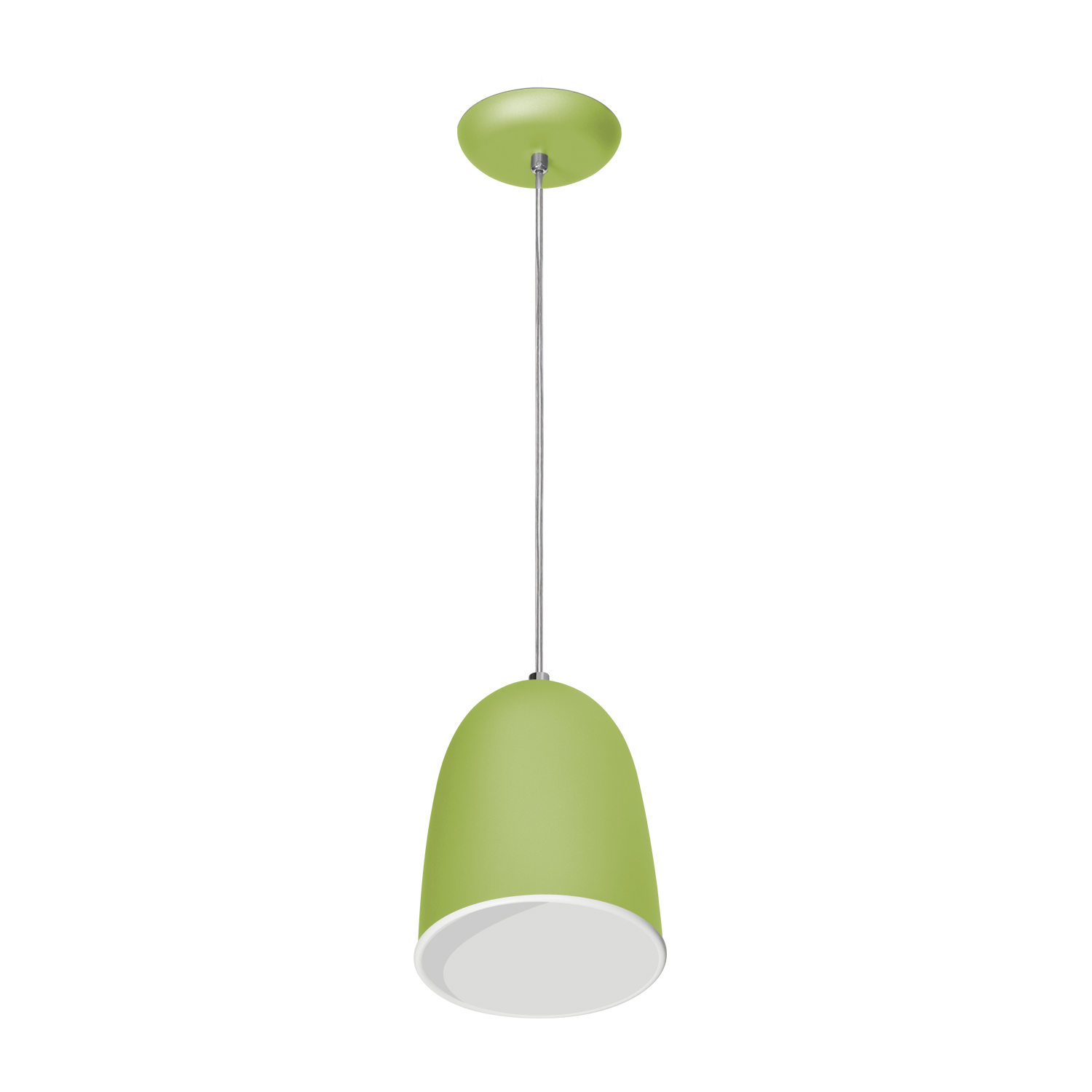 Lustre Pendente Design 7741 1 Lâmpada E27 Verde