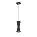 Lustre Pendente Design 7921 1 Lâmpada Gu10 Preta