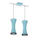 Lustre Pendente Design 7922 2 Lâmpadas Gu10 Azul