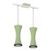Lustre Pendente Design 7922 2 Lâmpadas Gu10 Verde