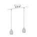 Lustre Pendente Design Zo 06 2 Lâmpadas Gu10 Branca