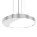 Lustre Pendente Redondo 7652 3 Lâmpadas E27 Escovada