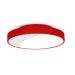 Lustre Pendente Redondo 7653 4 Lâmpadas E27 Vermelho