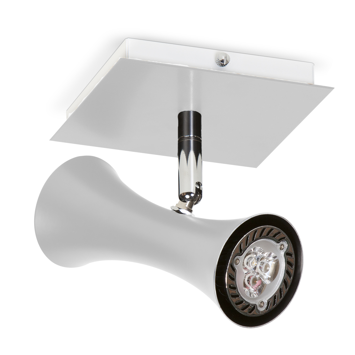 Spot De Sobrepor Para 1 Lâmpada Gu10 Design Spt7911 Branca