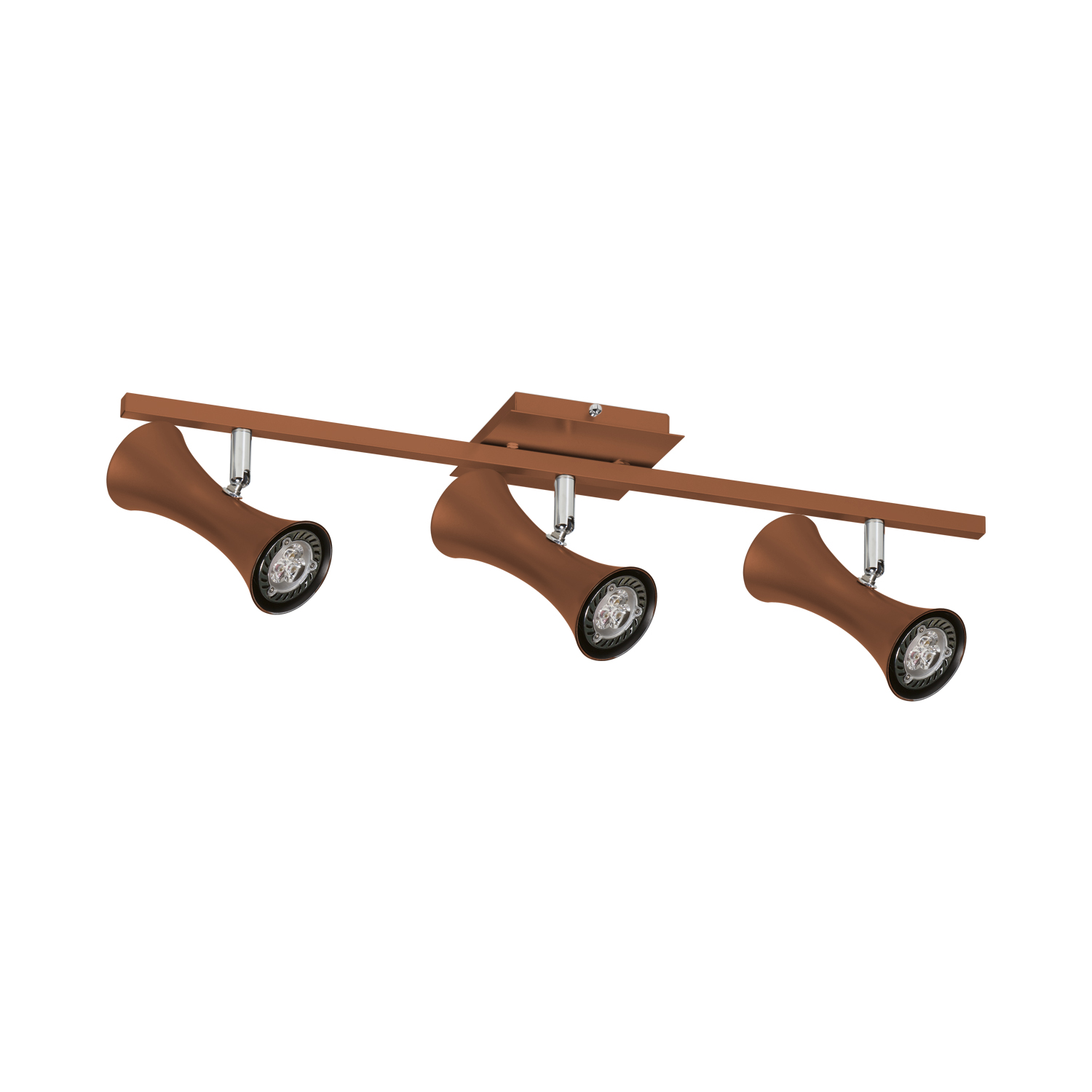 Spot De Sobrepor Para 3 Lâmpadas Gu10 Cor Spt 7913 Cobre