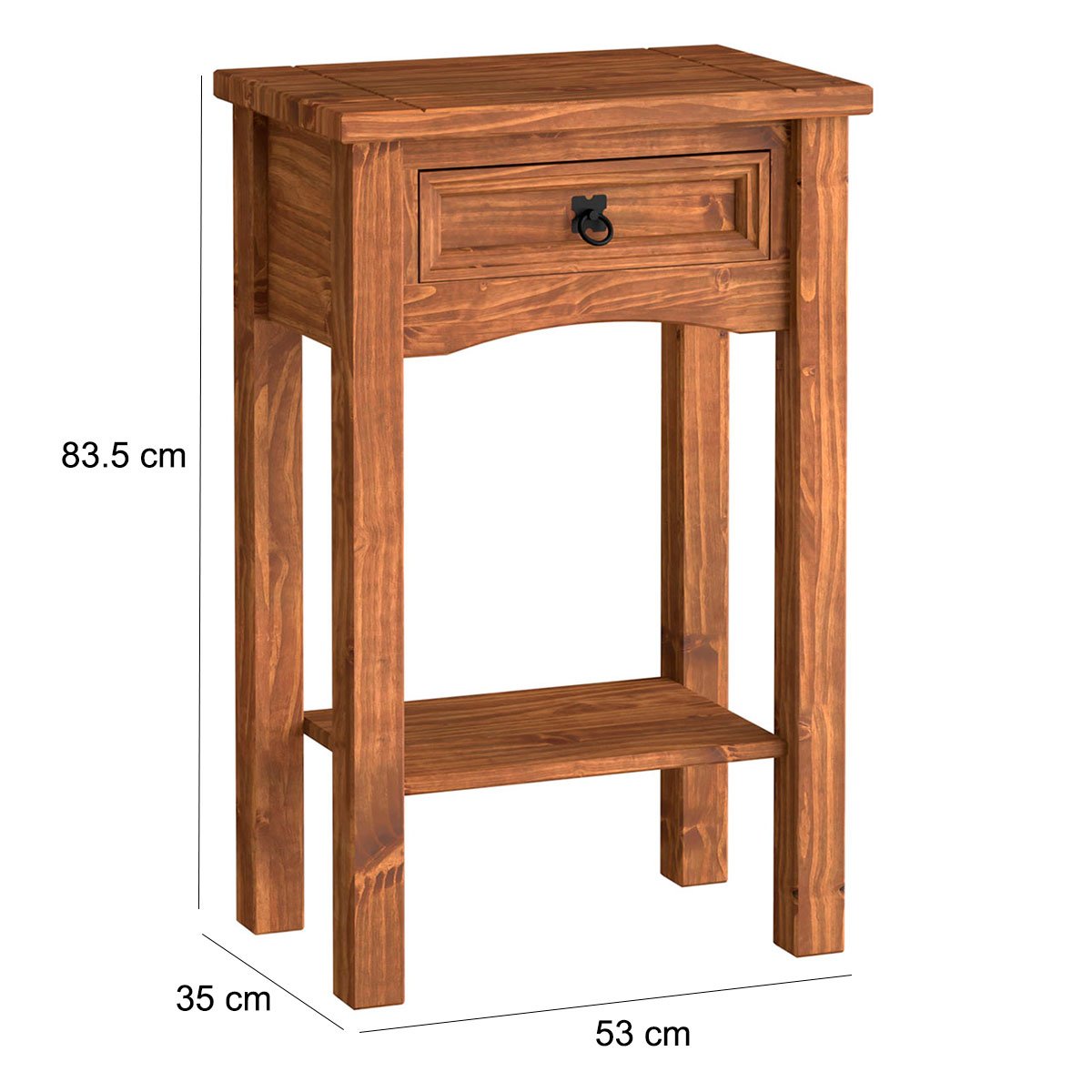 Aparador 1 Gaveta e Balcão Buffet 3 Portas Rustic Line Cera