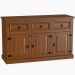 Cristaleira 6 Pts Balcão Buffet 3 Pts 100% Madeira Imperial Imbuia Fosco