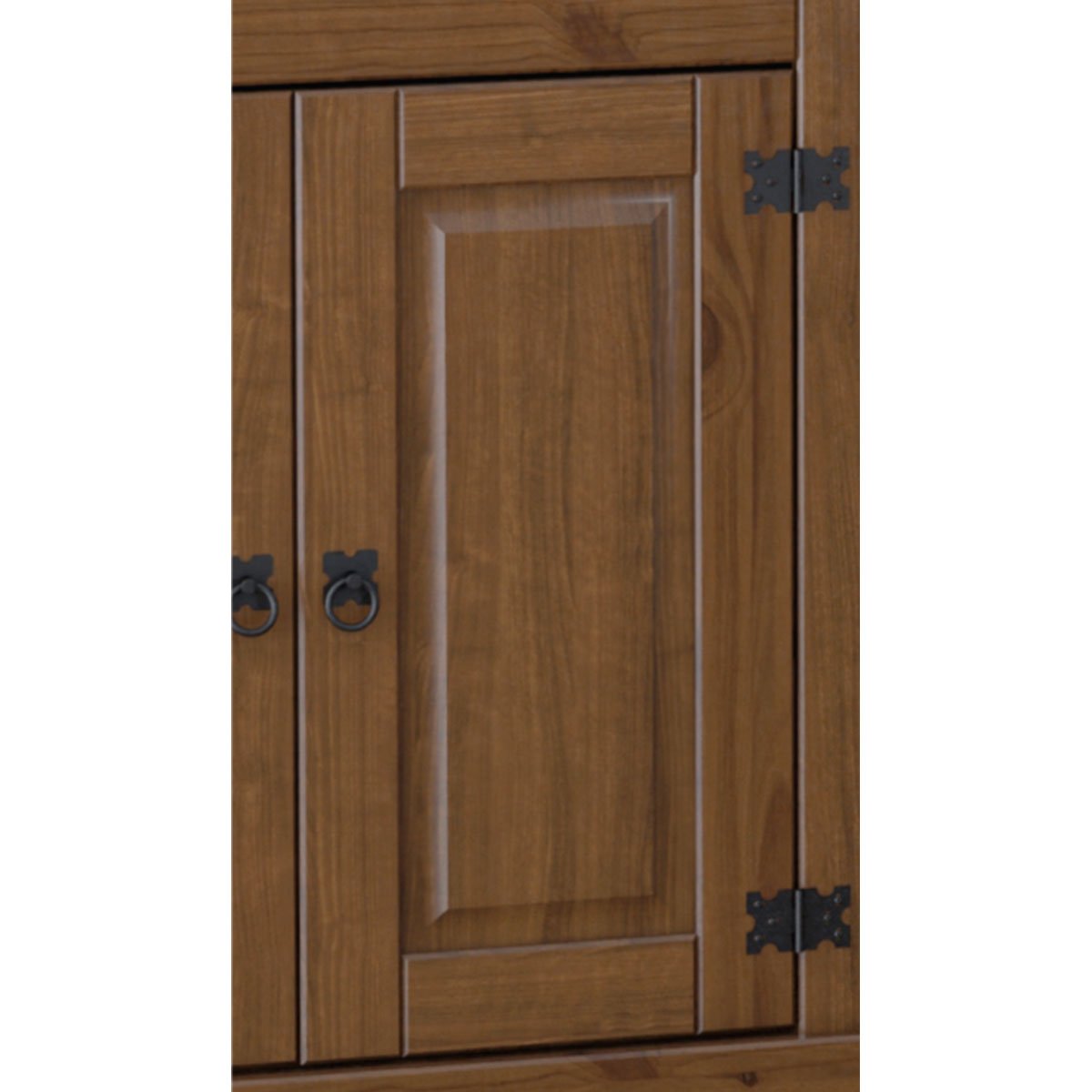 Estante Cristaleira 4 Portas com Vidro 100% Madeira Imperial Imbuia Fosco