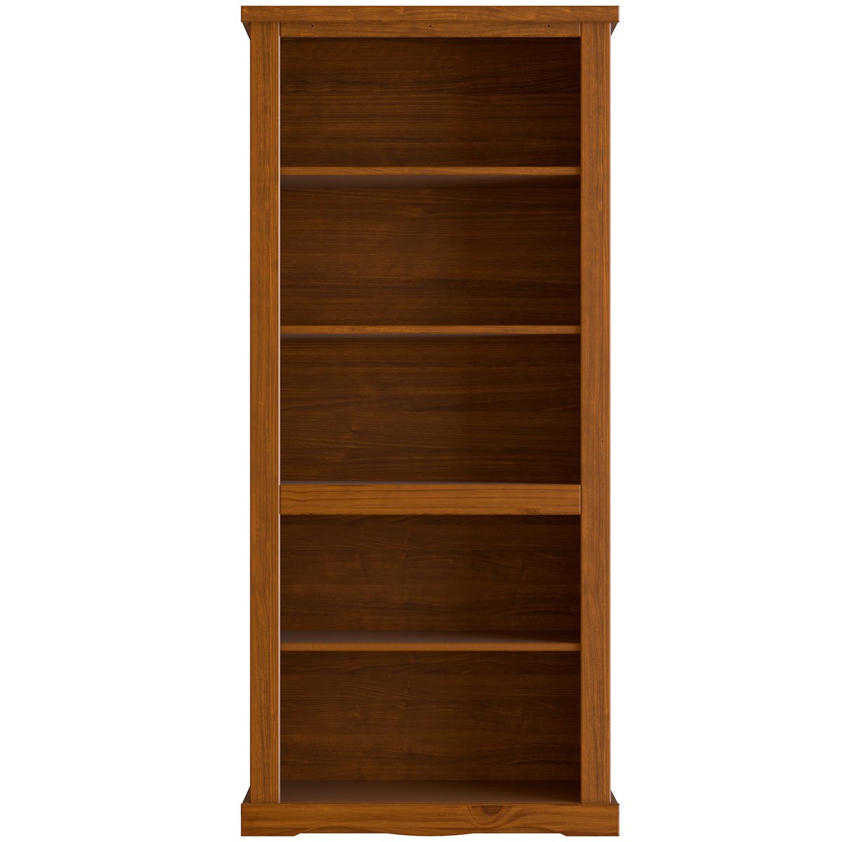 Estante Livreiro 2 Portas 100% Madeira Imperial Imbuia Fosco