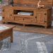 Rack p TV 50 Polegadas 2 Pts c/ Pés 100% Madeira Rustic Line Cera