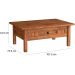 Rack p TV 50 Polegadas c/ Pés e Mesa de Centro Rustic Line Cera