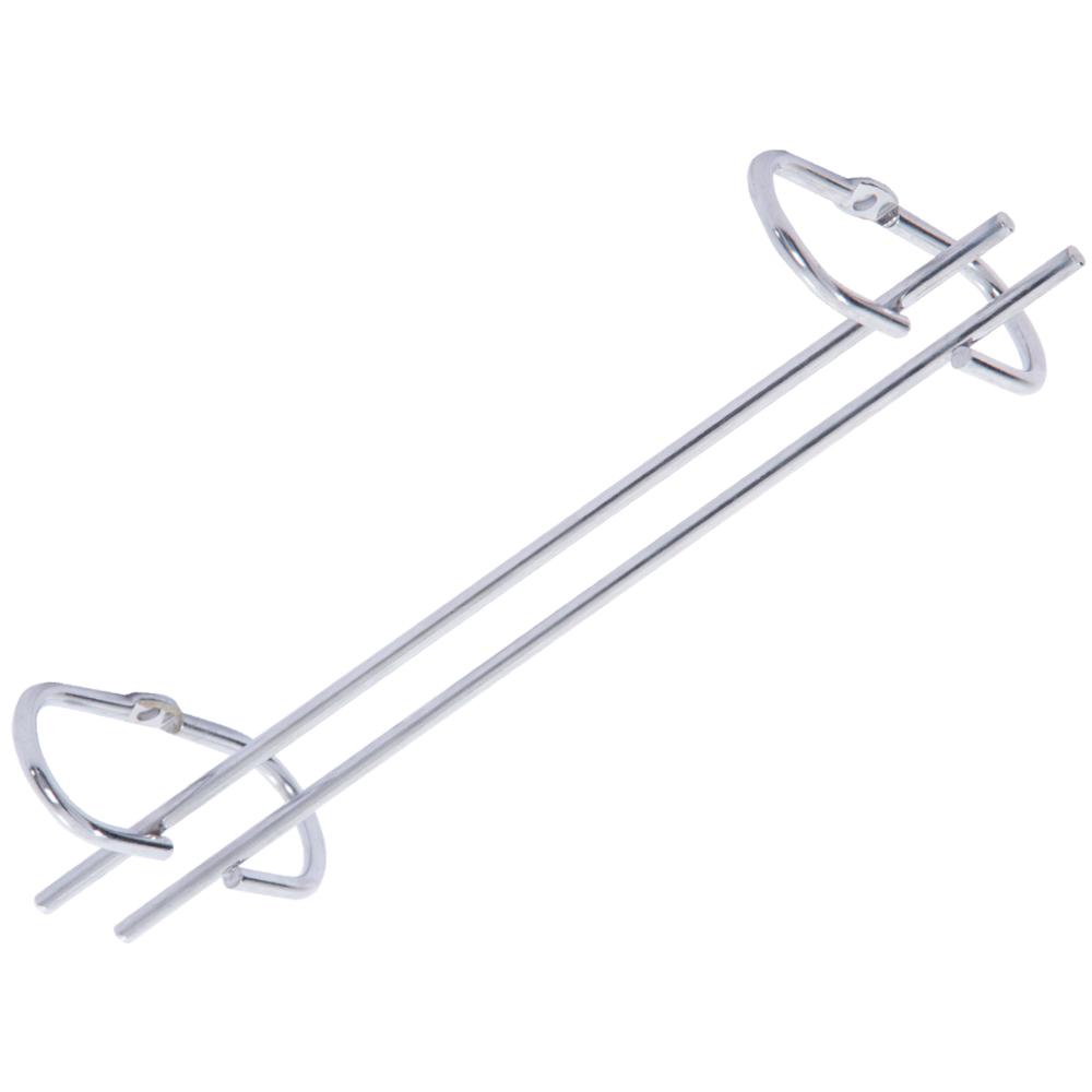 5 Suportes Organizador De Armário Porta Taças Cromado 35cm