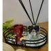 Bandeja Espelhada Oval Decorativa 27x17cm Banheiro Aparador