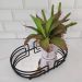 Bandeja Espelhada Oval Decorativa 27x17cm Banheiro Aparador