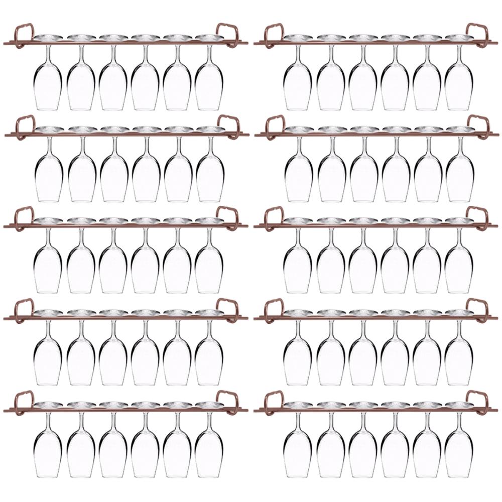 Conjunto 10 Organizadores Suportes De Taças 42cm Porta Taças