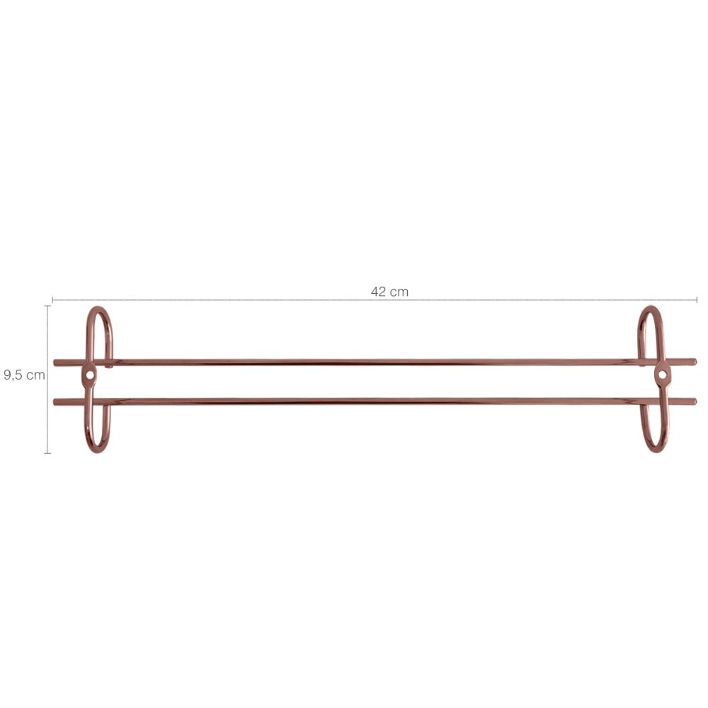 Conjunto 6 Organizadores Porta Taças 42cm Suportes Para Pend