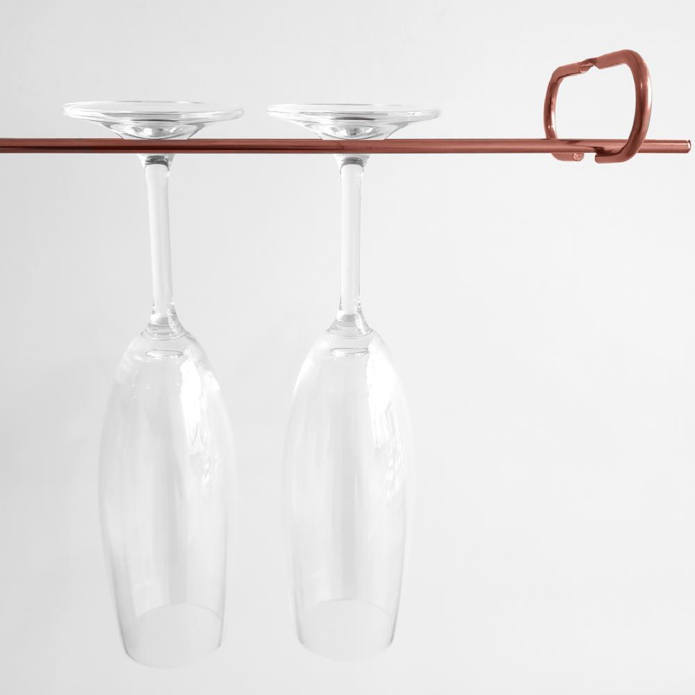 Conjunto 6 Organizadores Porta Taças 42cm Suportes Para Pend