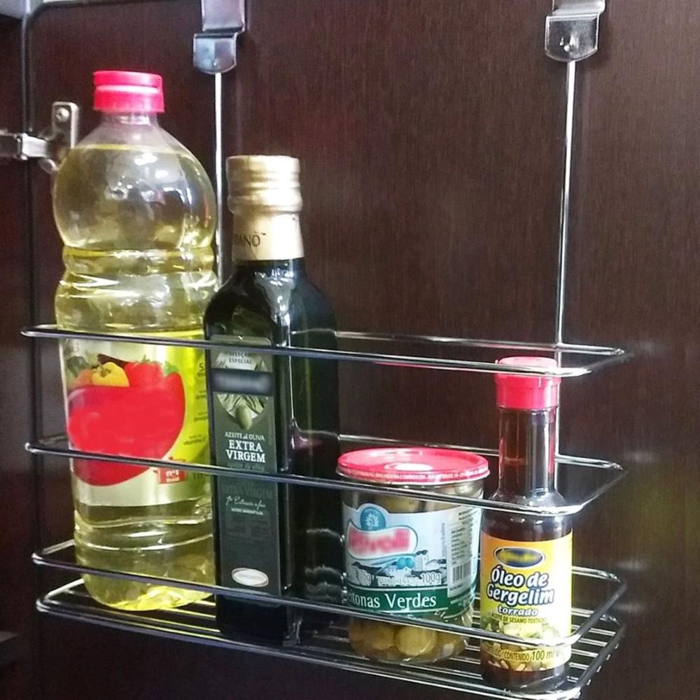 Conjunto Suporte Condimentos Porta Temperos e Porta Tampa de Panela Aramado Inox