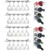 Conjunto de 4 Suportes 25cm para Taças e 2 Adegas de Parede