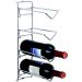 Kit 10 Adegas para Parede Cromado Suporte para 40 Garrafas de Vinho Bar Restaurantes