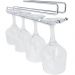 Kit 10 Suportes Porta Taças de Encaixe 2cm Cromado Armário 3