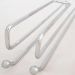 Kit 10 Suportes Porta Taças de Encaixe 2cm Cromado Armário 3
